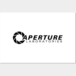 Aperture Laboratories - Black Posters and Art